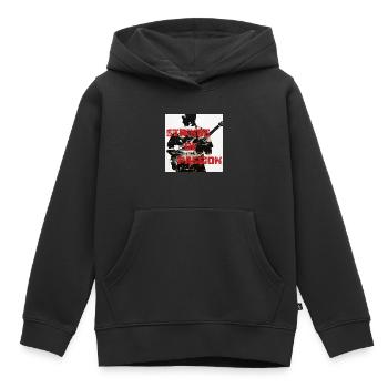 Strings Of Passion - Kids Premium Organic Hoodie - black - Front - AI Model Kid Male (0cm)