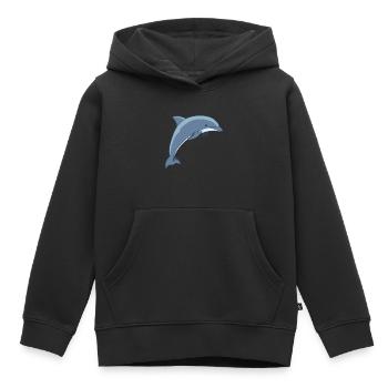 Meerestiere - Kinder Premium Organic Hoodie - Schwarz - Vorne - AI Model Kid Male (0cm)