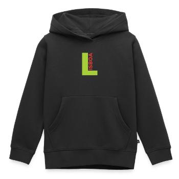 Lissabon Portugal Lissabon Portugal - Kinder Premium Organic Hoodie - Schwarz - Vorne - AI Model Kid Male (0cm)