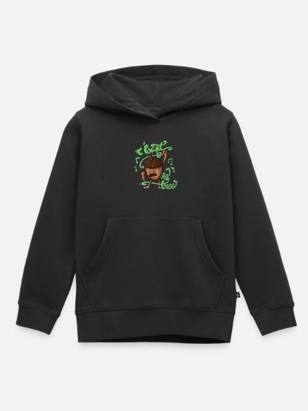 Baum sein - Kinder Premium Organic Hoodie - Schwarz