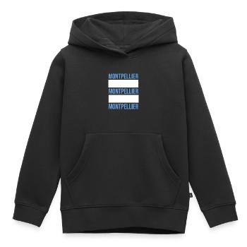 Kleidungsstil Montpellier - Kinder Premium Organic Hoodie - Schwarz - Vorne - AI Model Kid Male (0cm)