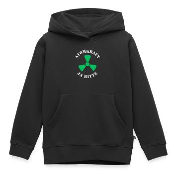 Atomkraft, Ja bitte - Kinder Premium Organic Hoodie - Schwarz - Vorne - AI Model Kid Male (0cm)