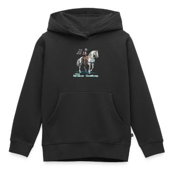 Space Cowboy - Kinder Premium Organic Hoodie - Schwarz - Vorne - AI Model Kid Male (0cm)
