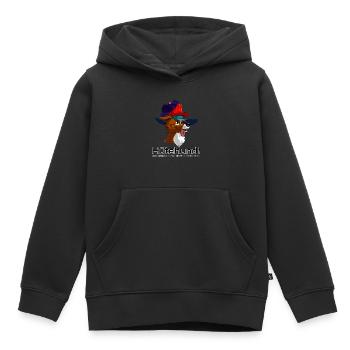 Die schönsten Hütehunde Hundesport Agility - Kinder Premium Organic Hoodie - Schwarz - Vorne - AI Model Kid Male (0cm)