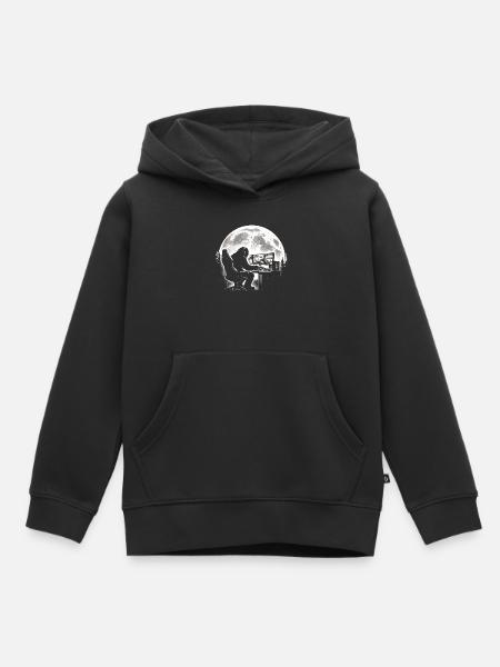 Bigfoot Gamer - Kinder Premium Organic Hoodie - Schwarz