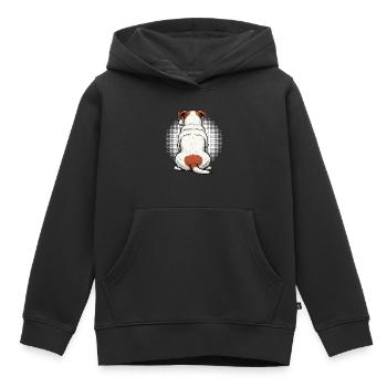Jack Russel terrier Jack russel Besitzer Jacky - Kinder Premium Organic Hoodie - Schwarz - Vorne - AI Model Kid Male (0cm)