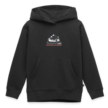 Wassersport - Kinder Premium Organic Hoodie - Schwarz - Vorne - AI Model Kid Male (0cm)
