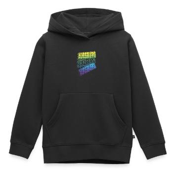 Augsburg Allemagne City Font Skyline Accueil - Sweat Premium à capuche enfant bio - noir - Devant - AI Model Kid Male (0cm)