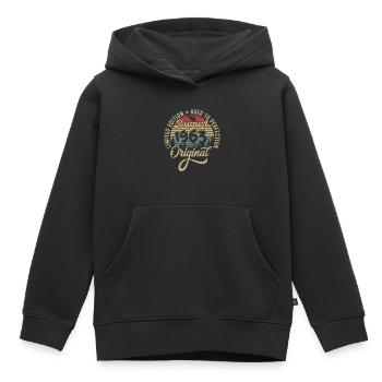 August 1963 Geburtstagsgeschenk August 1963 August - Kinder Premium Organic Hoodie - Schwarz - Vorne - AI Model Kid Male (0cm)