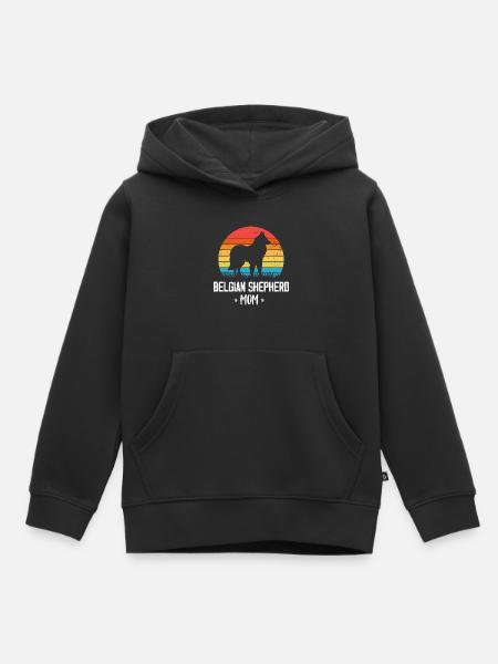 Belgischer Schäferhund - Kinder Premium Organic Hoodie - Schwarz