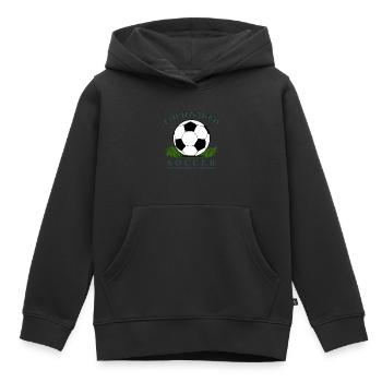 Coed Nackter Fußball - Kinder Premium Organic Hoodie - Schwarz - Vorne - AI Model Kid Male (0cm)