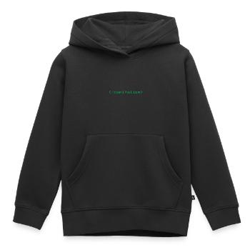 Capitalism Nerd Geek Informatik Kapitalist - Kinder Premium Organic Hoodie - Schwarz - Vorne - AI Model Kid Male (0cm)