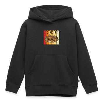 Nachos Jalapenos Cheese Mexico Mexican cuisine - Kinder Premium Organic Hoodie - Schwarz - Vorne - AI Model Kid Male (0cm)