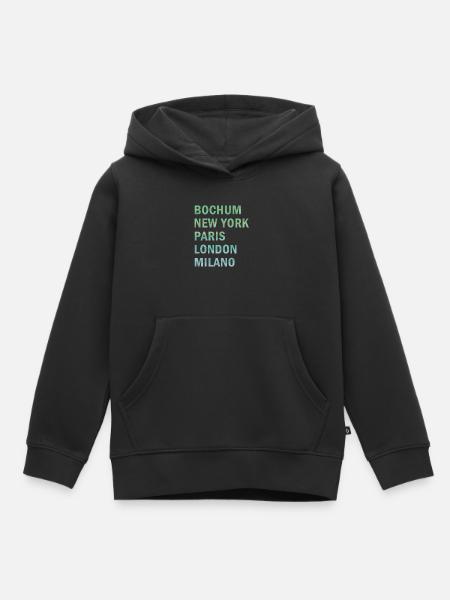 Metropole Bochum - Kinder Premium Organic Hoodie - Schwarz