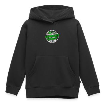 lumberjack - Kids Premium Organic Hoodie - black - Front - AI Model Kid Male (0cm)