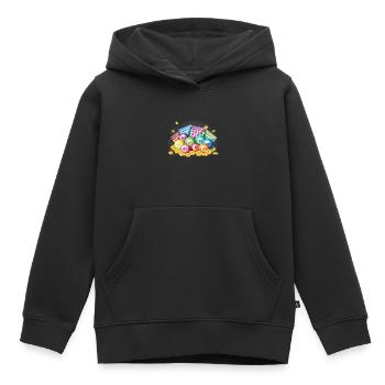 Bingo - Kinder Premium Organic Hoodie - Schwarz - Vorne - AI Model Kid Male (0cm)