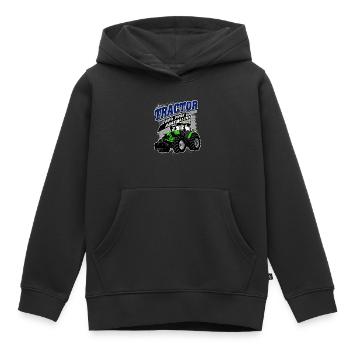 Traktor - Schlepper - Landwirt - Bauer - Kinder Premium Organic Hoodie - Schwarz - Vorne - AI Model Kid Male (0cm)