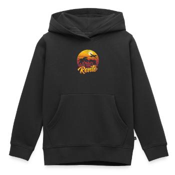 Rentner - Kinder Premium Organic Hoodie - Schwarz - Vorne - AI Model Kid Male (0cm)