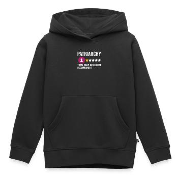 Féministe Féminisme émancipation cadeau - Sweat Premium à capuche enfant bio - noir - Devant - AI Model Kid Male (0cm)