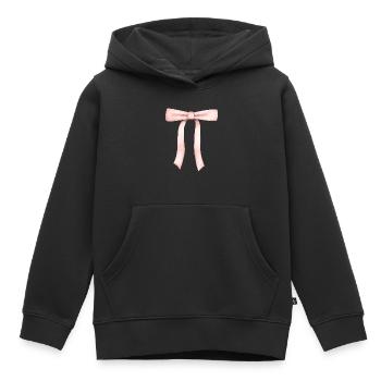 Bogen - Kinder Premium Organic Hoodie - Schwarz - Vorne - AI Model Kid Male (0cm)