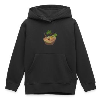 Die Tiere des Dschungels - Kinder Premium Organic Hoodie - Schwarz - Vorne - AI Model Kid Male (0cm)