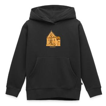 Sulzbach, Rosenberg, Hôtel de ville, Haut-Palatinat, Bavière - Sweat Premium à capuche enfant bio - noir - Devant - AI Model Kid Male (0cm)