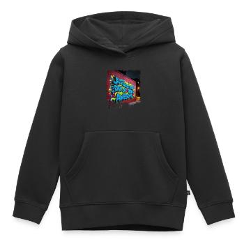 Just another day of being awesome - Kids Premium Organic Hoodie - black - Front - AI Model Kid Male (0cm)