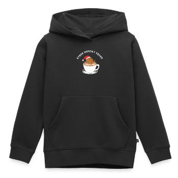 Cyber Monday Kaufrausch - Kinder Premium Organic Hoodie - Schwarz - Vorne - AI Model Kid Male (0cm)