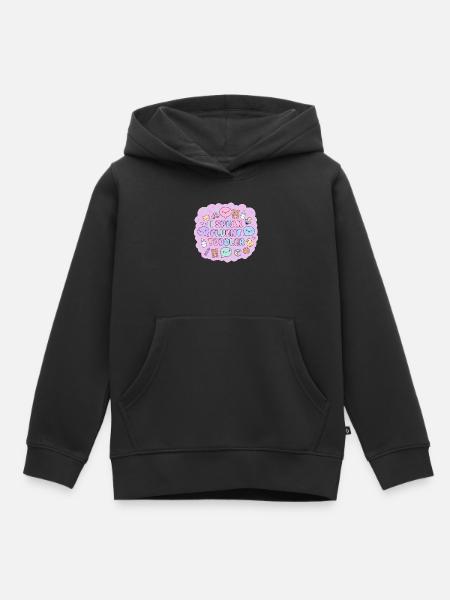 Ich spreche fließend Kleinkind - Kinder Premium Organic Hoodie - Schwarz