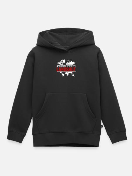 Landshut - Kinder Premium Organic Hoodie - Schwarz