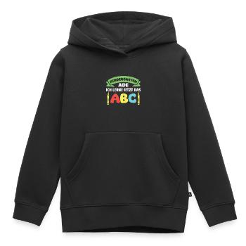 Kindergarten Farewell Hello School, I'm ready! - Kids Premium Organic Hoodie - black - Front - AI Model Kid Male (0cm)