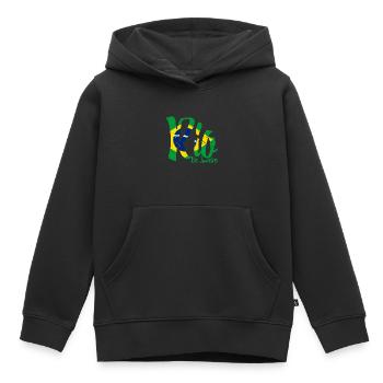 Rio De Janeiro, Brasilien - Kinder Premium Organic Hoodie - Schwarz - Vorne - AI Model Kid Male (0cm)