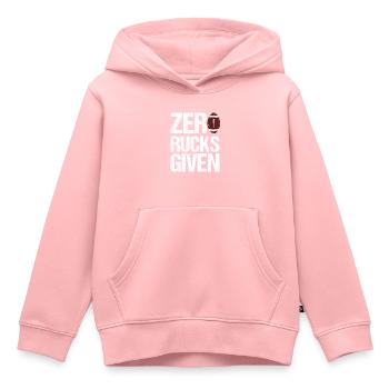 Null Rucks gegeben Rugby - Kinder Premium Organic Hoodie - Rosa - Vorne - AI Model Kid Female (0cm)