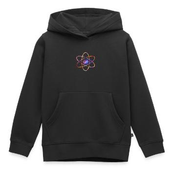 Physics Energy Atom Physicist Student Gift - Kids Premium Organic Hoodie - black - Front - AI Model Kid Male (0cm)