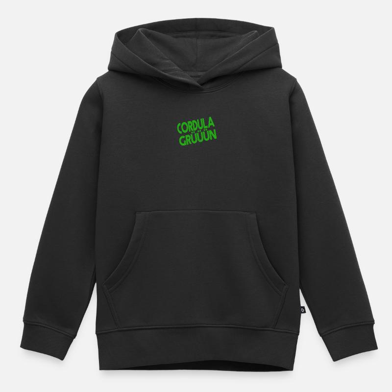 Cordula Green Carnaval Carnaval Eberhardt - Sweat Premium à capuche enfant bio - noir