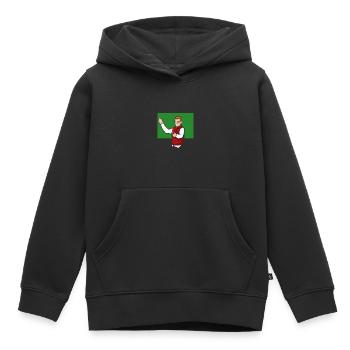 Enseignant au tableau - Sweat Premium à capuche enfant bio - noir - Devant - AI Model Kid Male (0cm)