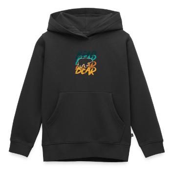 Bear bears - Kids Premium Organic Hoodie - black - Front - AI Model Kid Male (0cm)