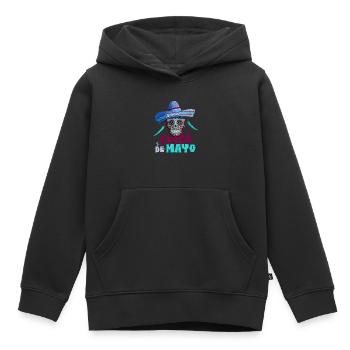 Cinco de Mayo mexikanischer Feiertag Sugar Skull - Kinder Premium Organic Hoodie - Schwarz - Vorne - AI Model Kid Male (0cm)