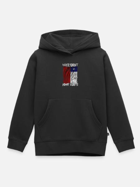 Chile - Kinder Premium Organic Hoodie - Schwarz
