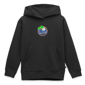Beach Volleyball Strand Beach - Kinder Premium Organic Hoodie - Schwarz - Vorne - AI Model Kid Male (0cm)
