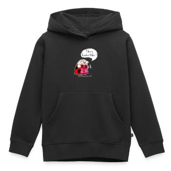 Marvin MP - Kinder Premium Organic Hoodie - Schwarz - Vorne - AI Model Kid Male (0cm)