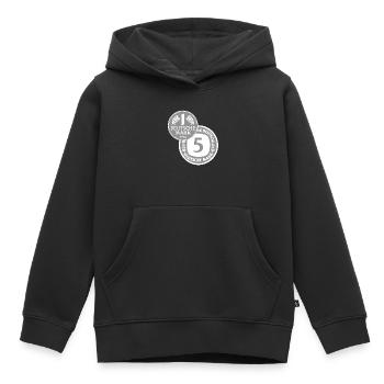 Die Deutsche Mark ist die beste Währung D-Mark - Kinder Premium Organic Hoodie - Schwarz - Vorne - AI Model Kid Male (0cm)