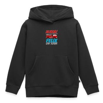 Felix Feuerwehrauto Kind Junge Geburtstagsgeschenk - Kinder Premium Organic Hoodie - Schwarz - Vorne - AI Model Kid Male (0cm)