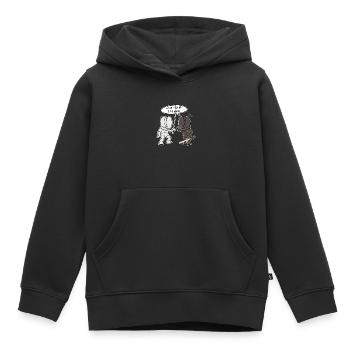 Fencing fencer father sword sword sword foil saber - Kids Premium Organic Hoodie - black - Front - AI Model Kid Male (0cm)