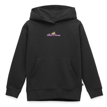 Little Princess mit Krone - Kinder Premium Organic Hoodie - Schwarz - Vorne - AI Model Kid Male (0cm)