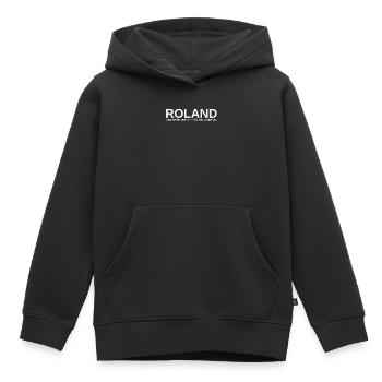Mann Mythos Legende Roland - Kinder Premium Organic Hoodie - Schwarz - Vorne - AI Model Kid Male (0cm)