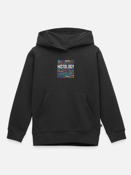 Histologische Wörter - Kinder Premium Organic Hoodie - Schwarz