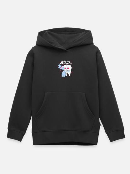 Dentiste Dentiste Dentiste Dents Cadeau Dentiste - Sweat Premium à capuche enfant bio - noir