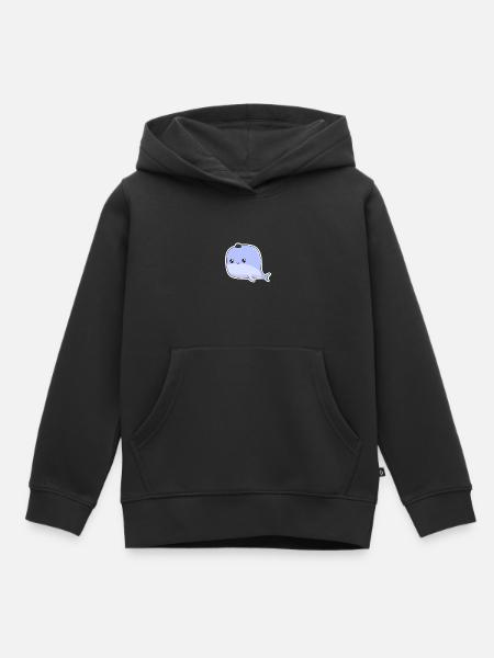 Kleiner Wal  - Kinder Premium Organic Hoodie - Schwarz