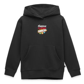 Bingo - Kinder Premium Organic Hoodie - Schwarz - Vorne - AI Model Kid Male (0cm)